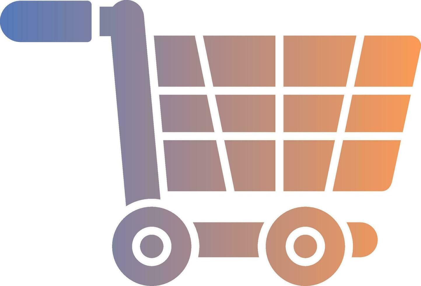 Trolley Gradient Icon vector