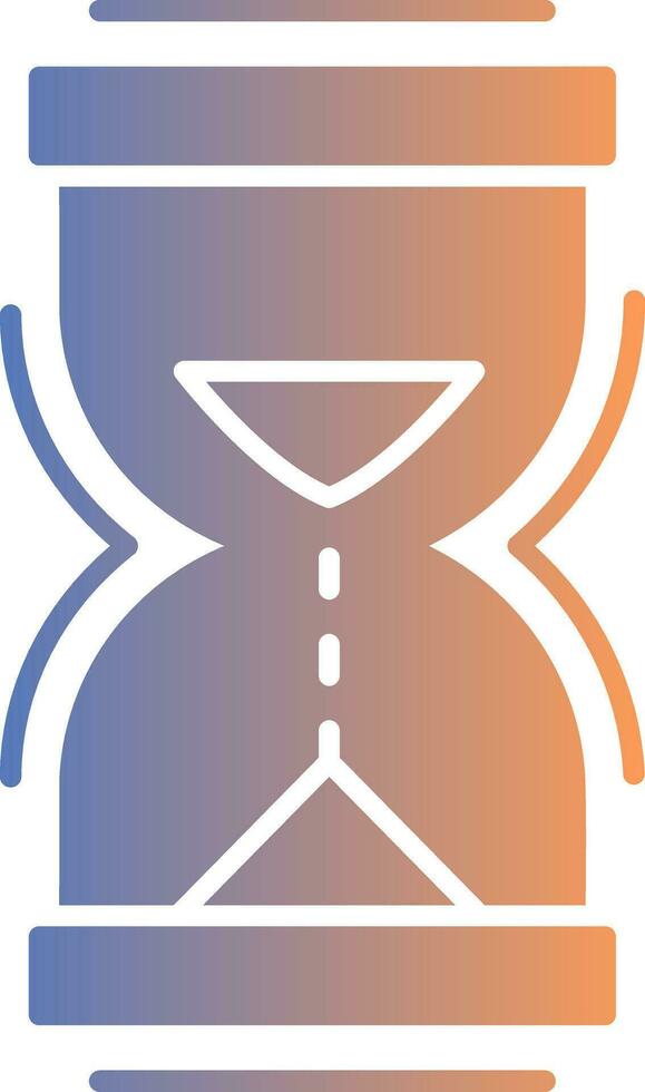 Hour Glass Gradient Icon vector