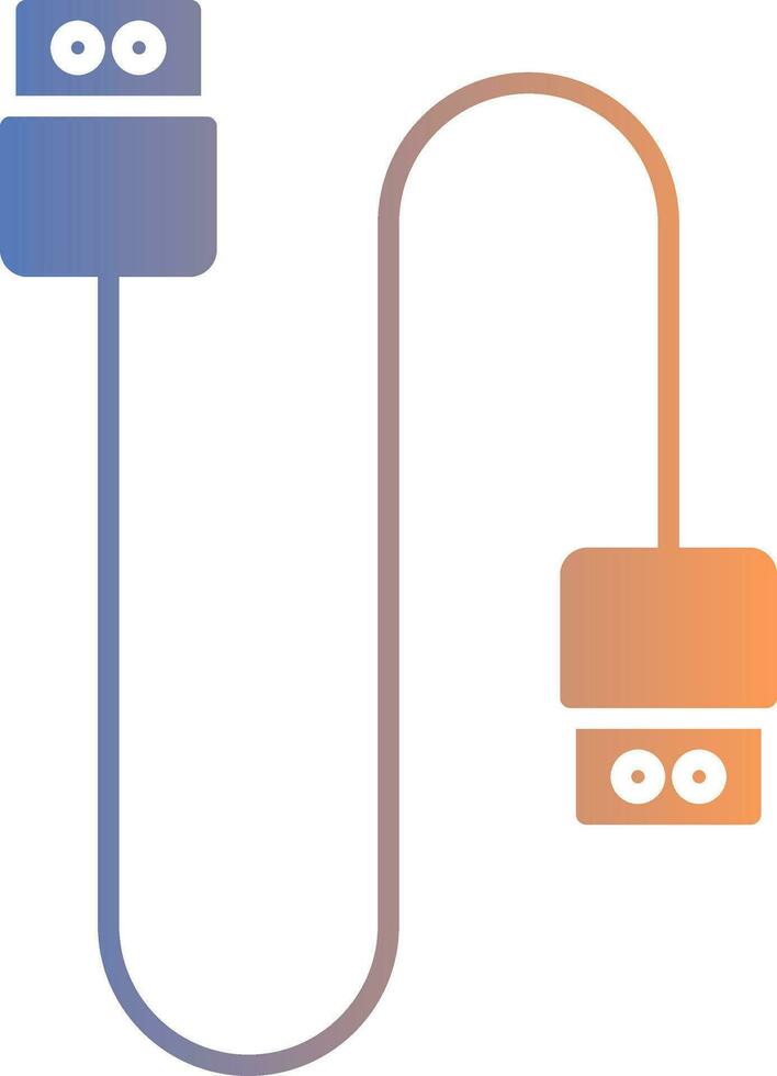 Cable Gradient Icon vector