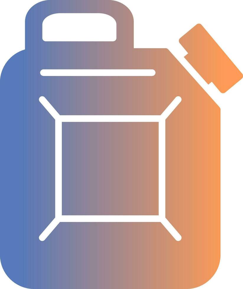 Canister Gradient Icon vector