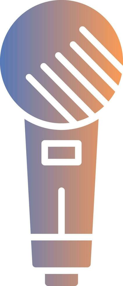 Mic Gradient Icon vector