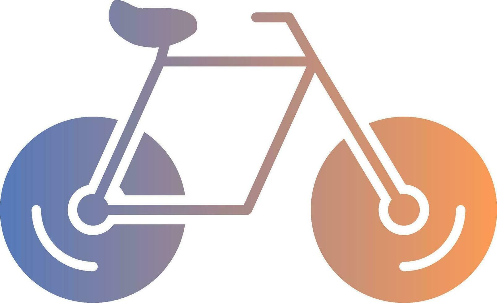 Bicycle Gradient Icon vector