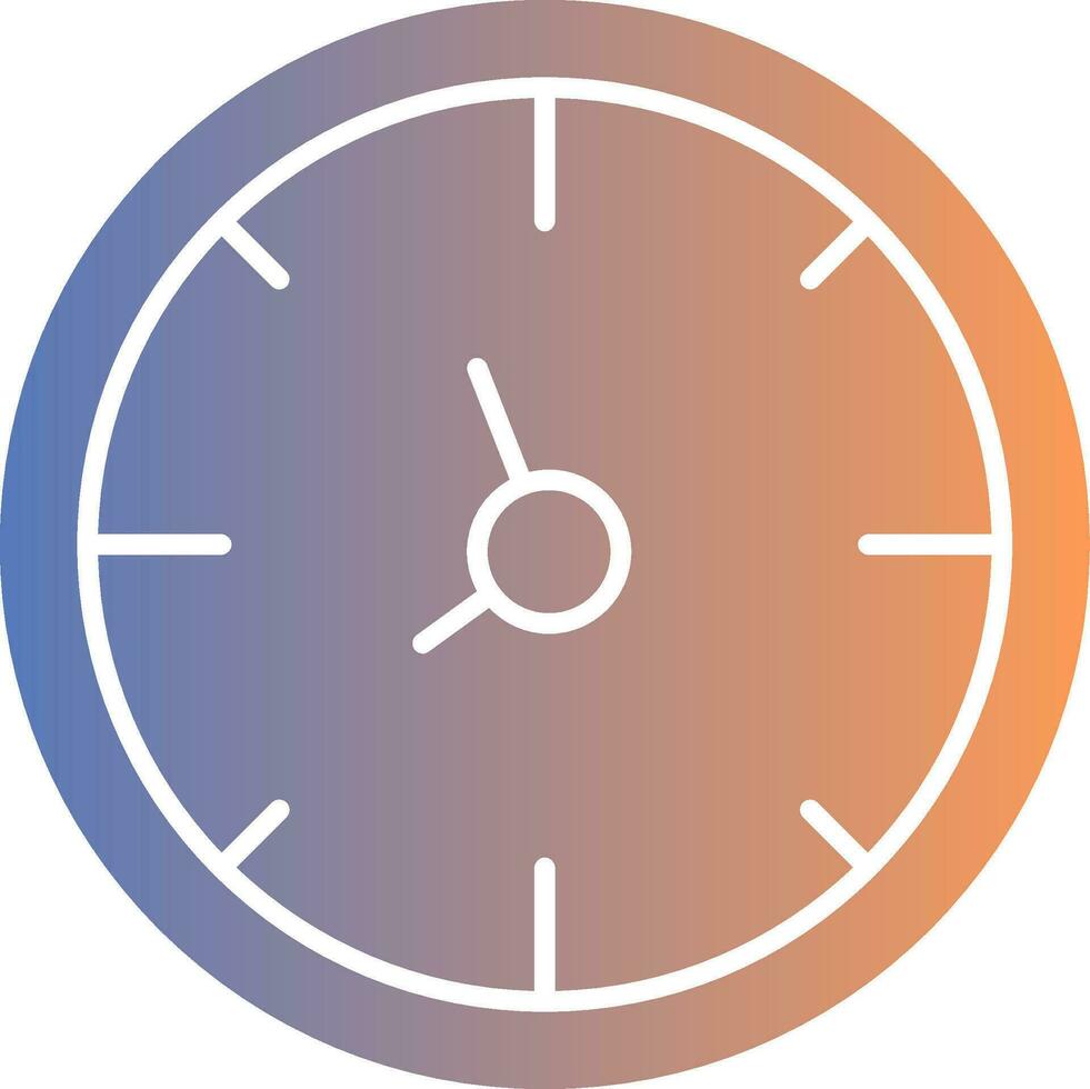 Time Gradient Icon vector