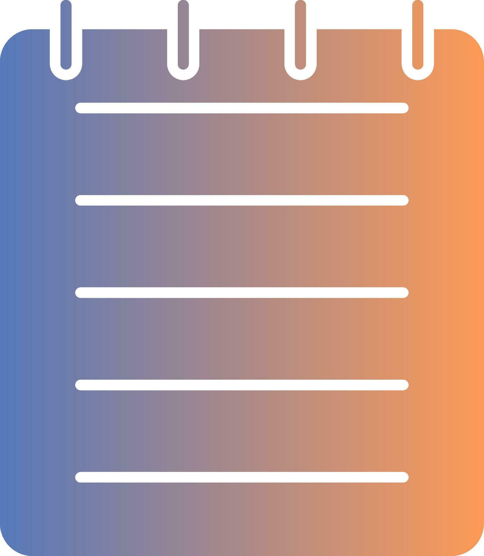 Note Gradient Icon 36960581 Vector Art at Vecteezy