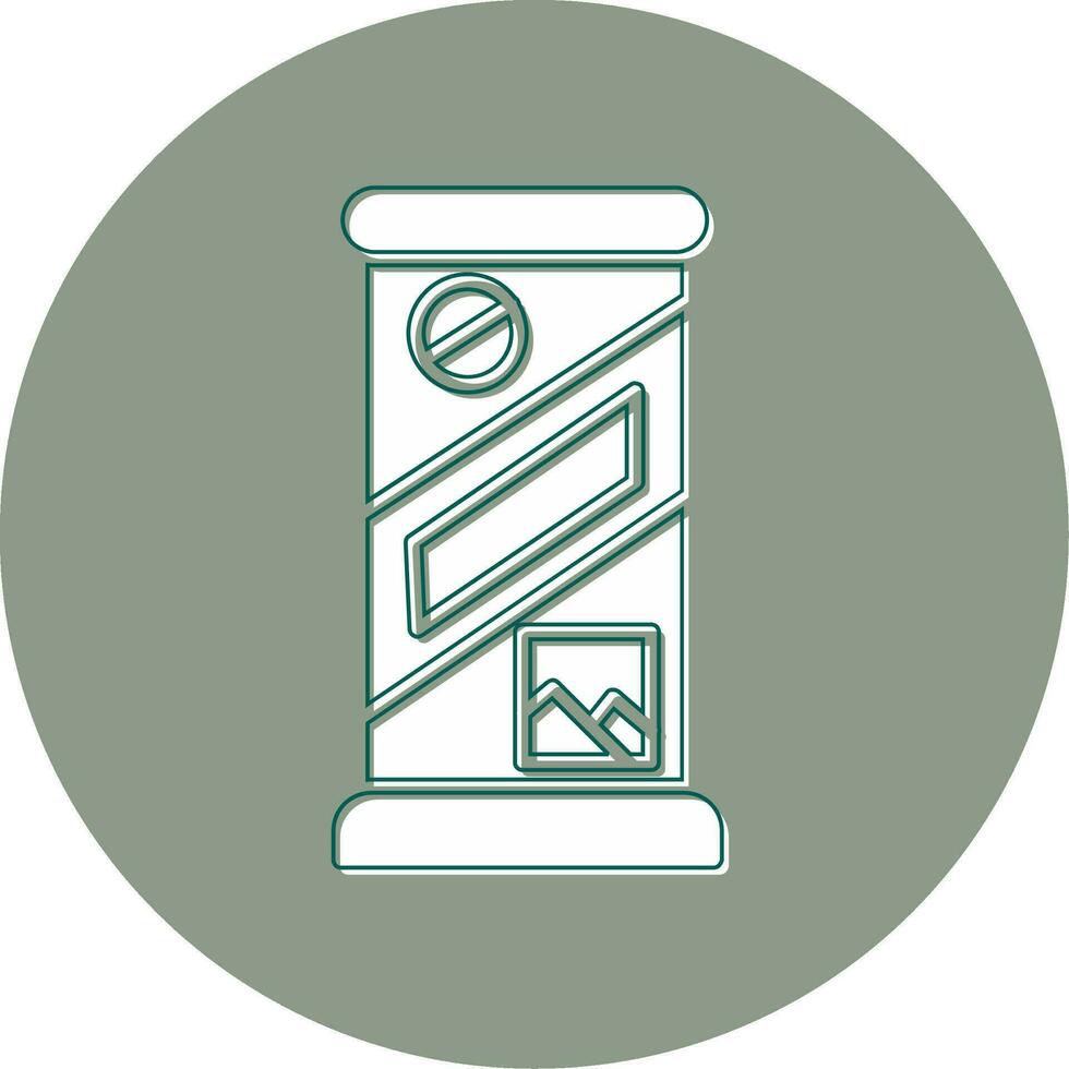 Roll Up Vector Icon