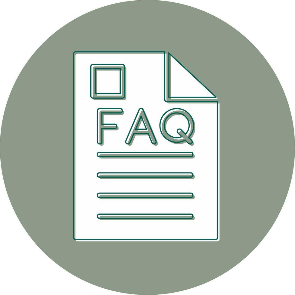 Faq Vector Icon