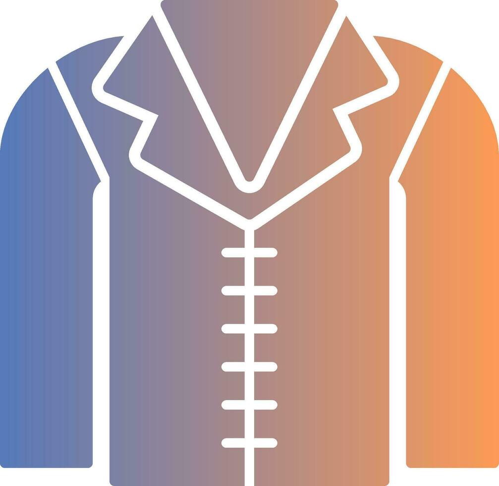 Coat Gradient Icon vector