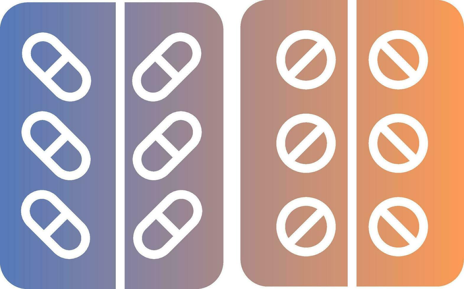 General Medicines Gradient Icon vector