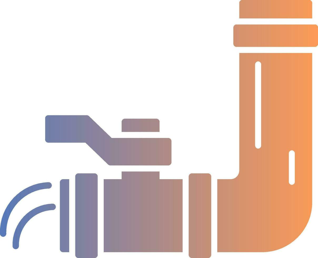 Water Supply Gradient Icon vector