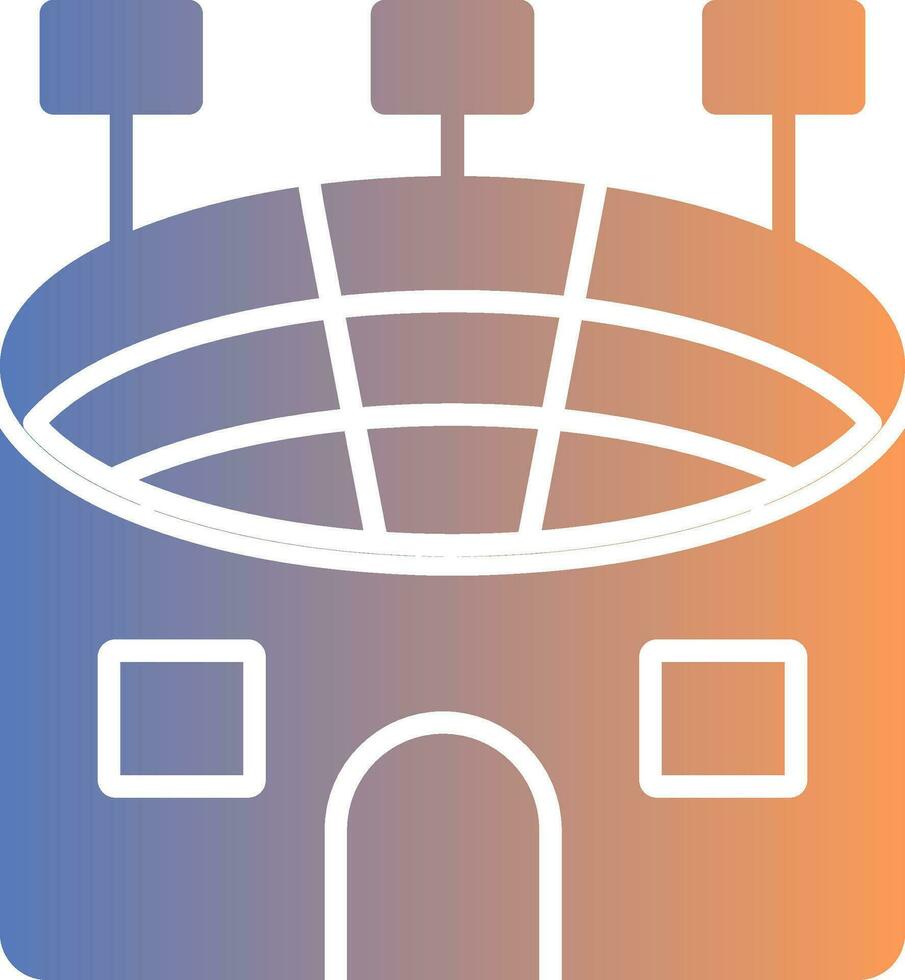 Stadium Gradient Icon vector