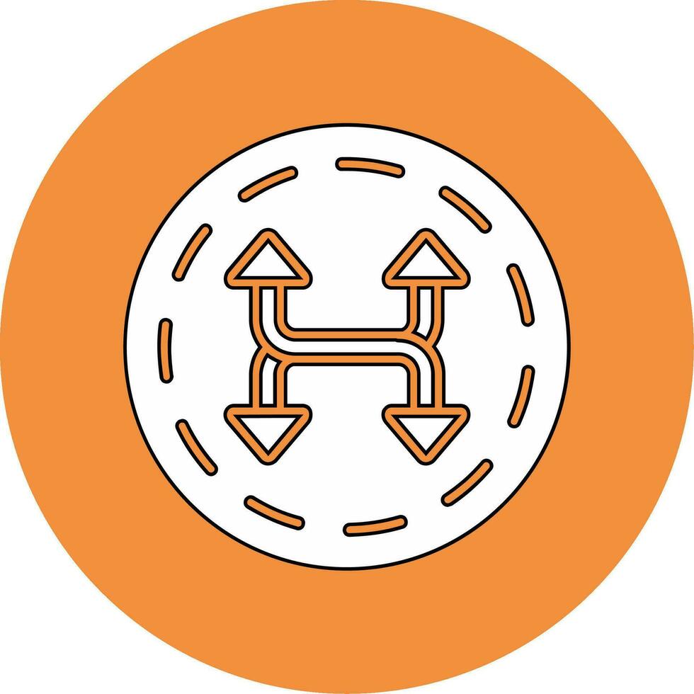 Shuffle Vector Icon
