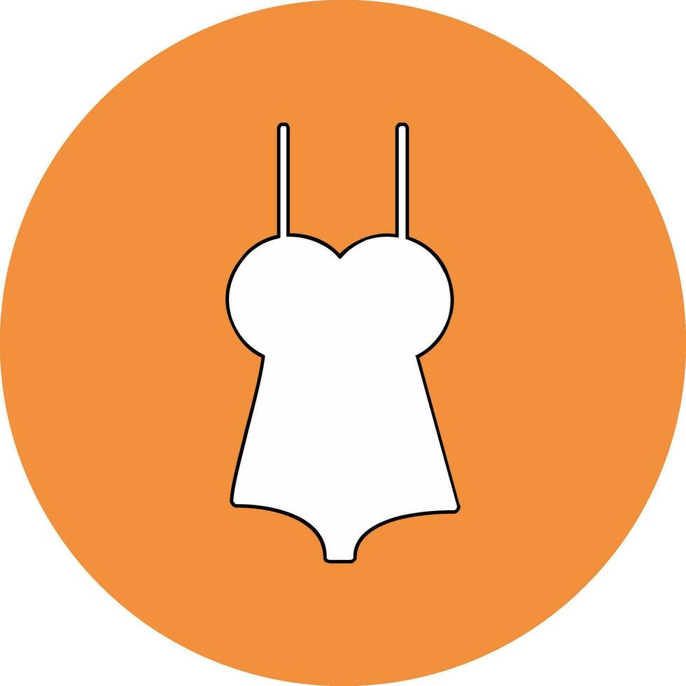 icono de vector de traje de baño