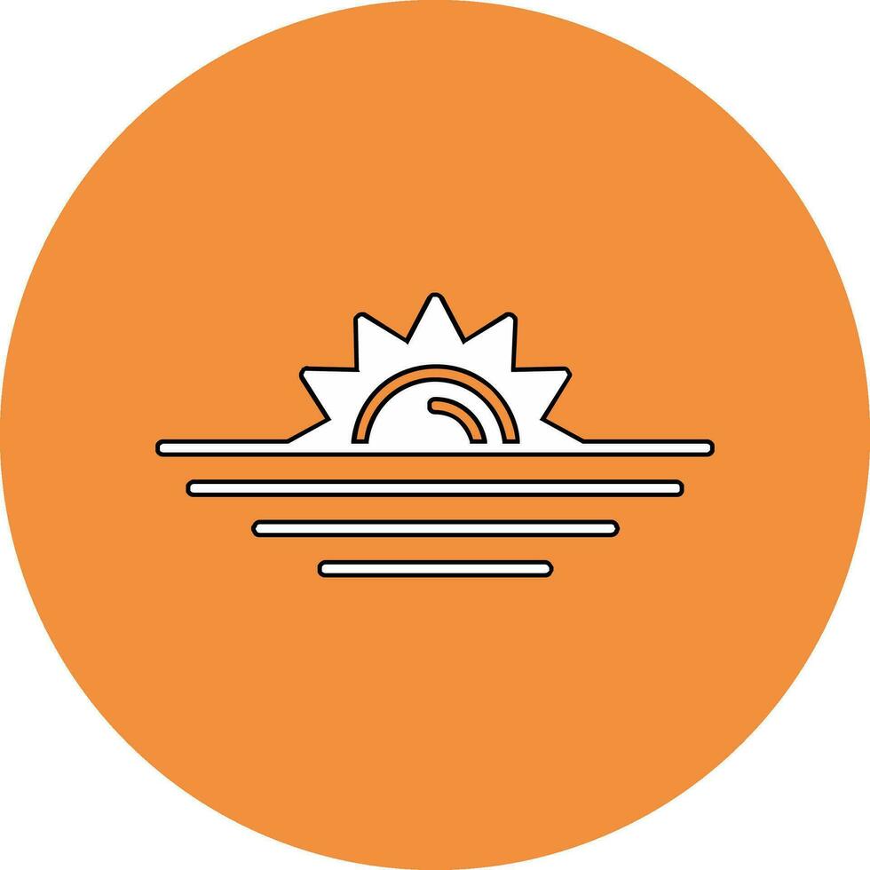 Sunset Vector Icon