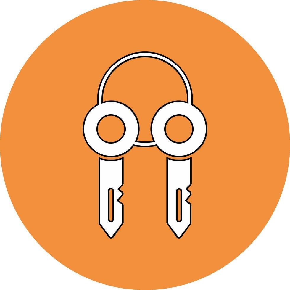 Surrogate Key Vector Icon