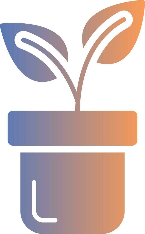 Plants Gradient Icon vector