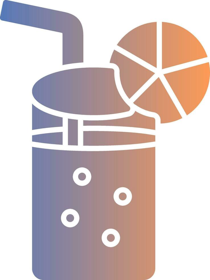 Lemonade Gradient Icon vector