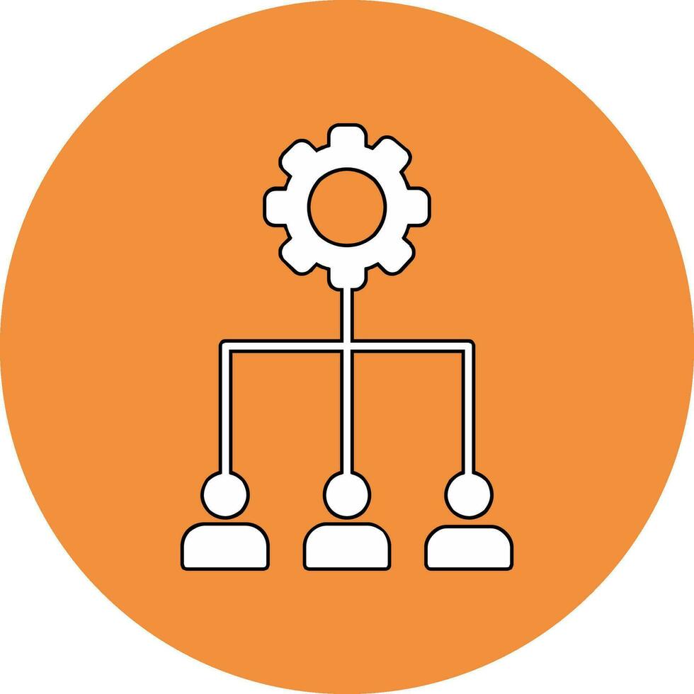 Team Management Vector Icon