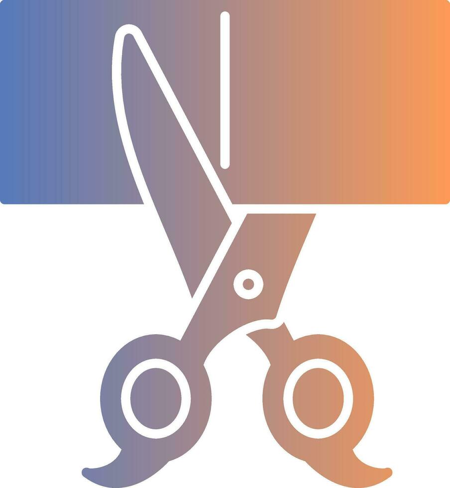 Scissors Gradient Icon vector