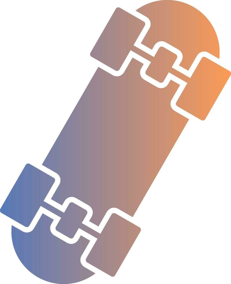 Skates Gradient Icon vector