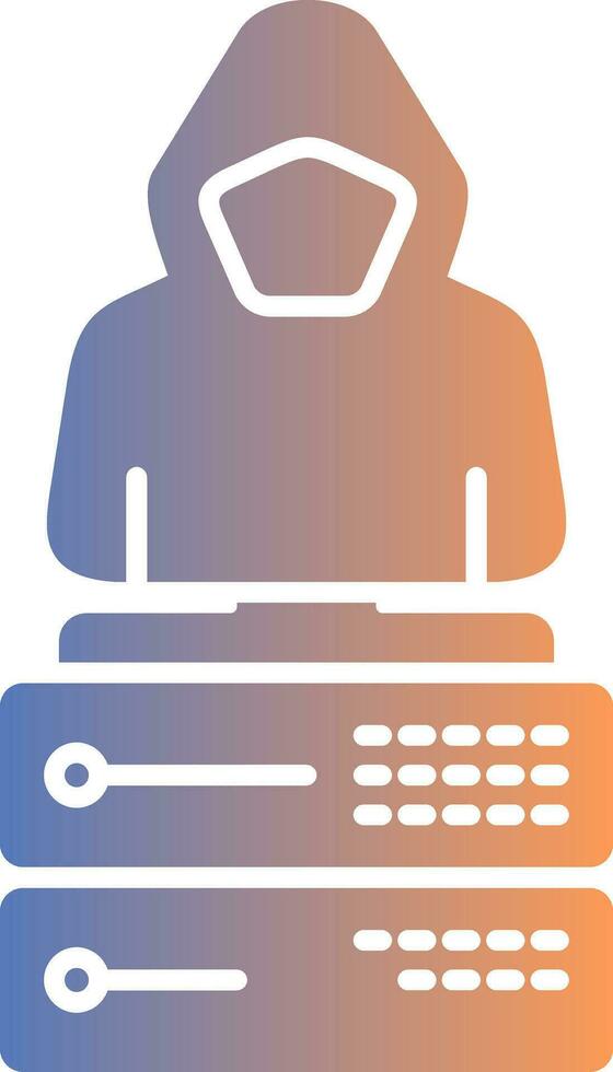 Data Gradient Icon vector