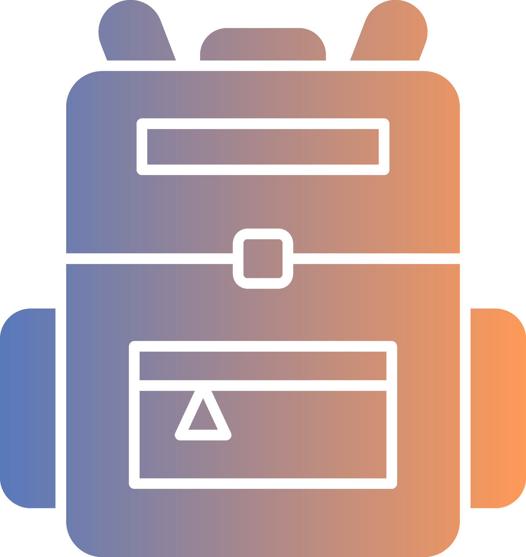 Backpack Gradient Icon 36962562 Vector Art at Vecteezy