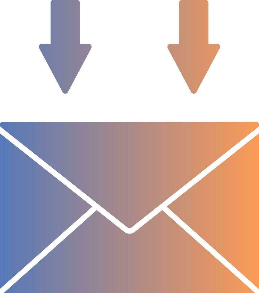 Mail Gradient Icon vector