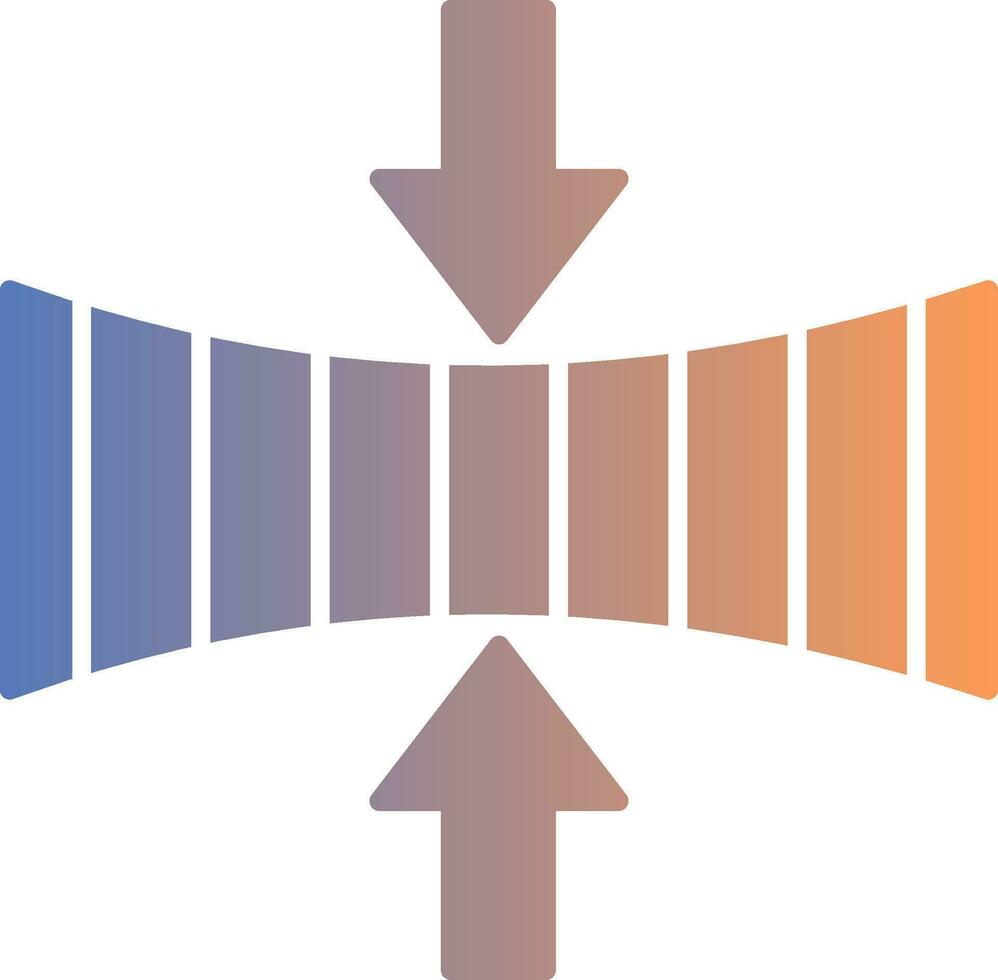 Elasticity Gradient Icon vector
