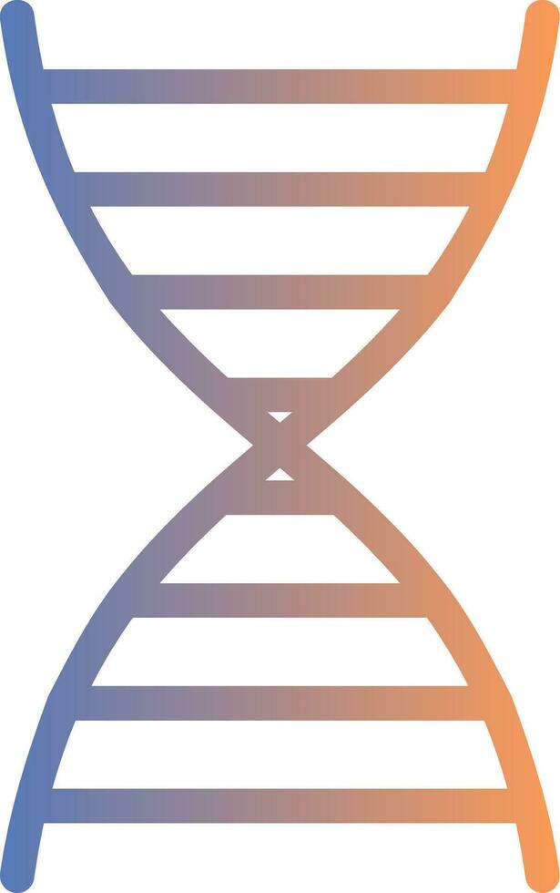 DNA Gradient Icon vector