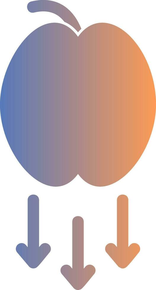Gravity Gradient Icon vector