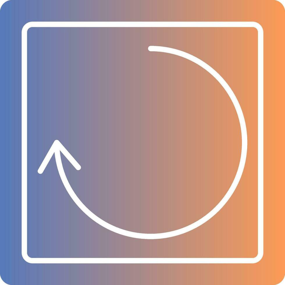 Rotate Gradient Icon vector