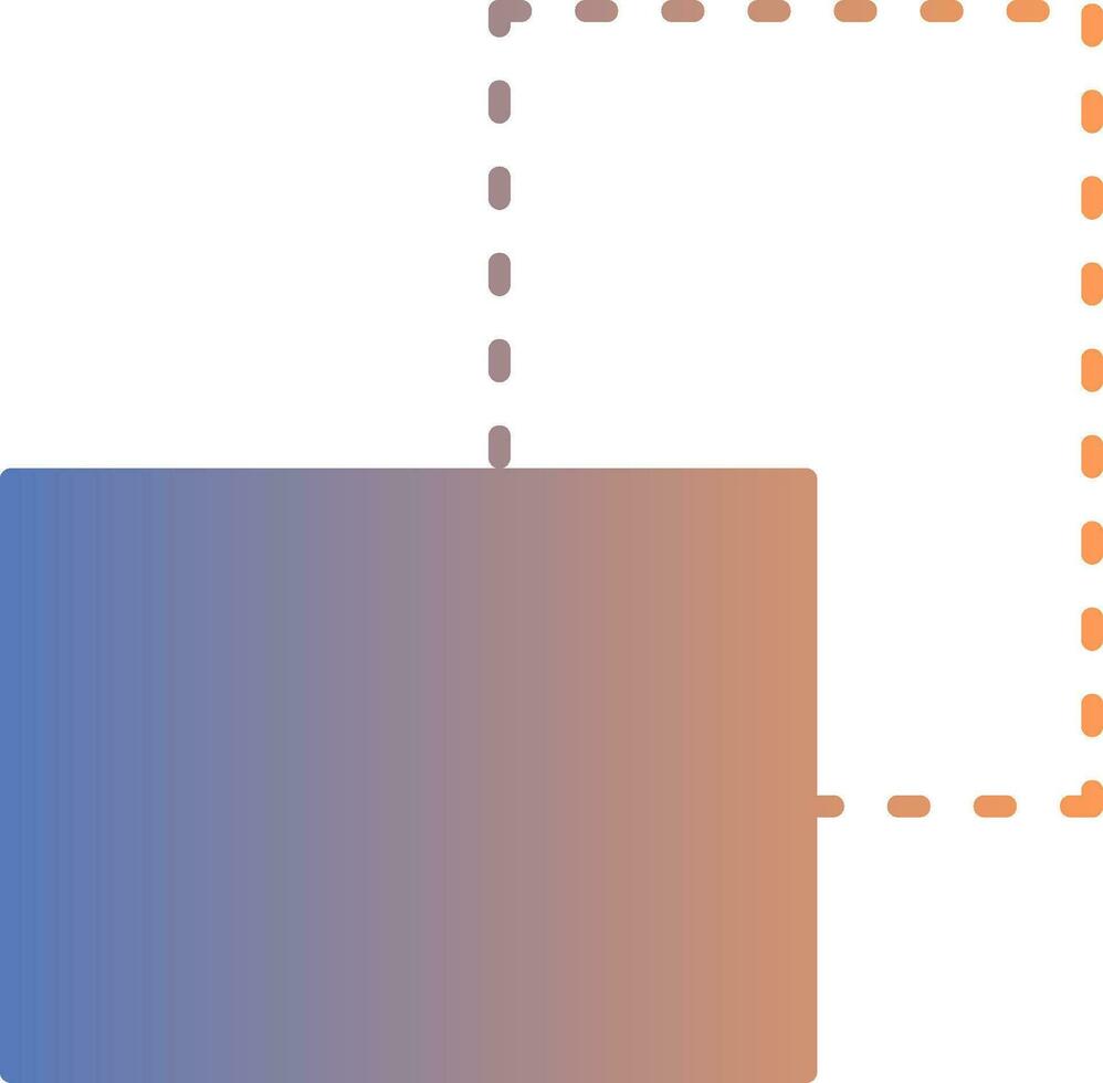 Transform Gradient Icon vector