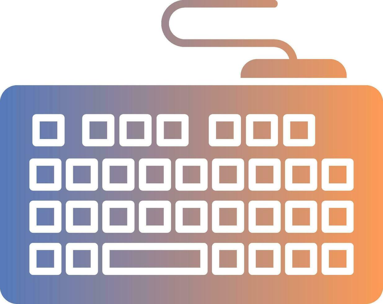 Keyword Gradient Icon vector