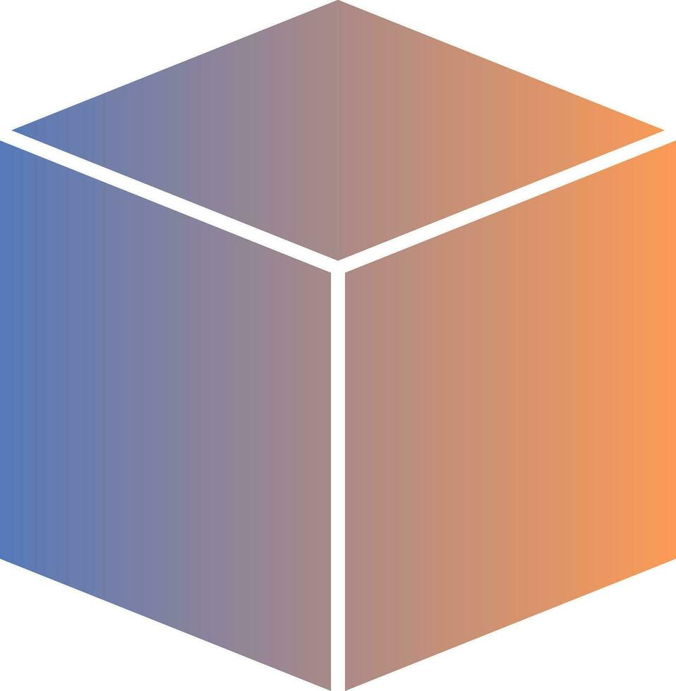 3D Design Gradient Icon Gradient Icon vector
