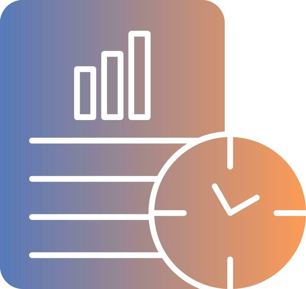 Productivity Gradient Icon vector