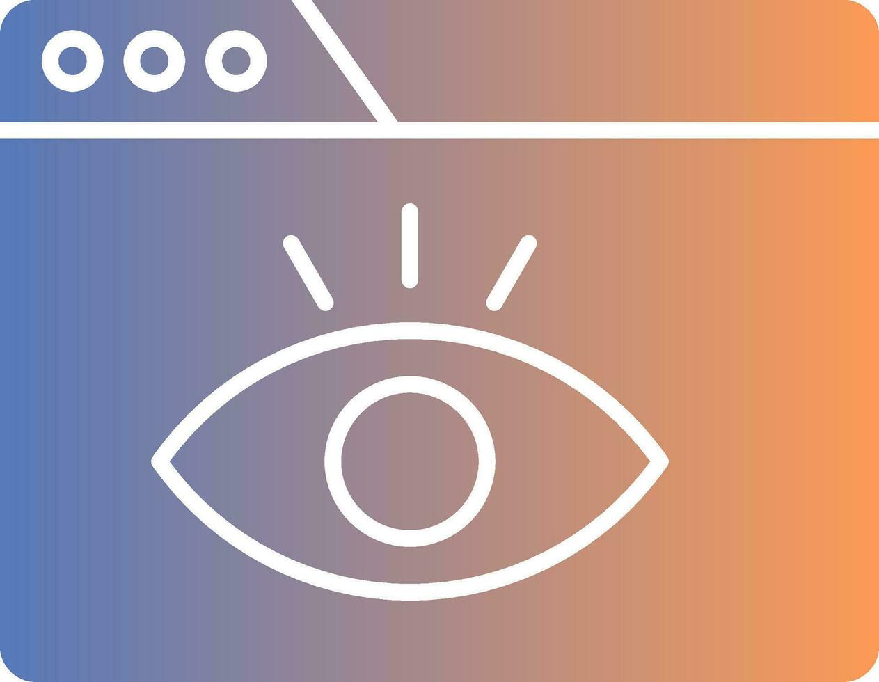Visualization Gradient Icon vector