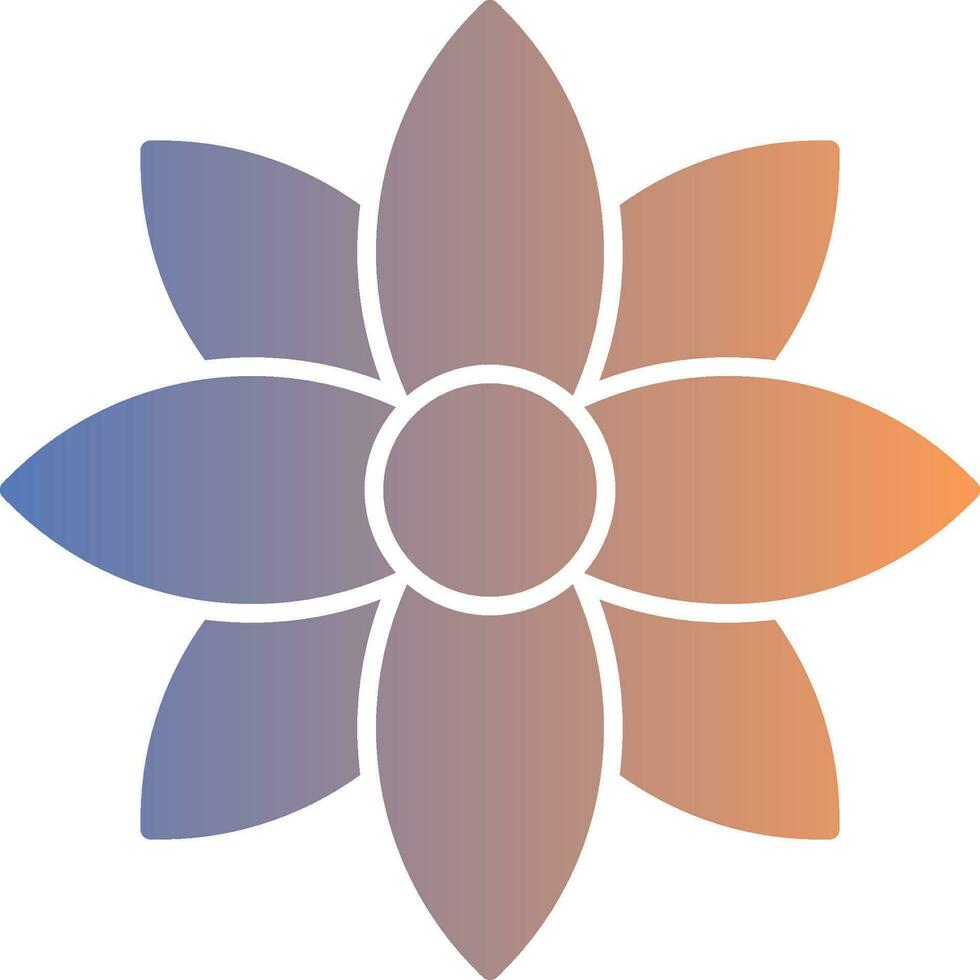 Dandelion Gradient Icon vector