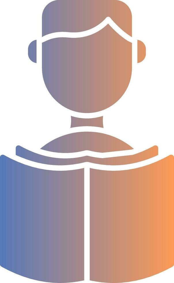 Student Gradient Icon vector