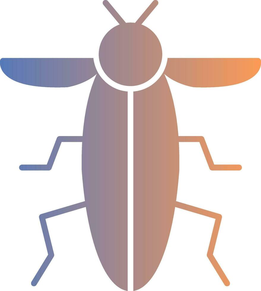 Insect Gradient Icon vector