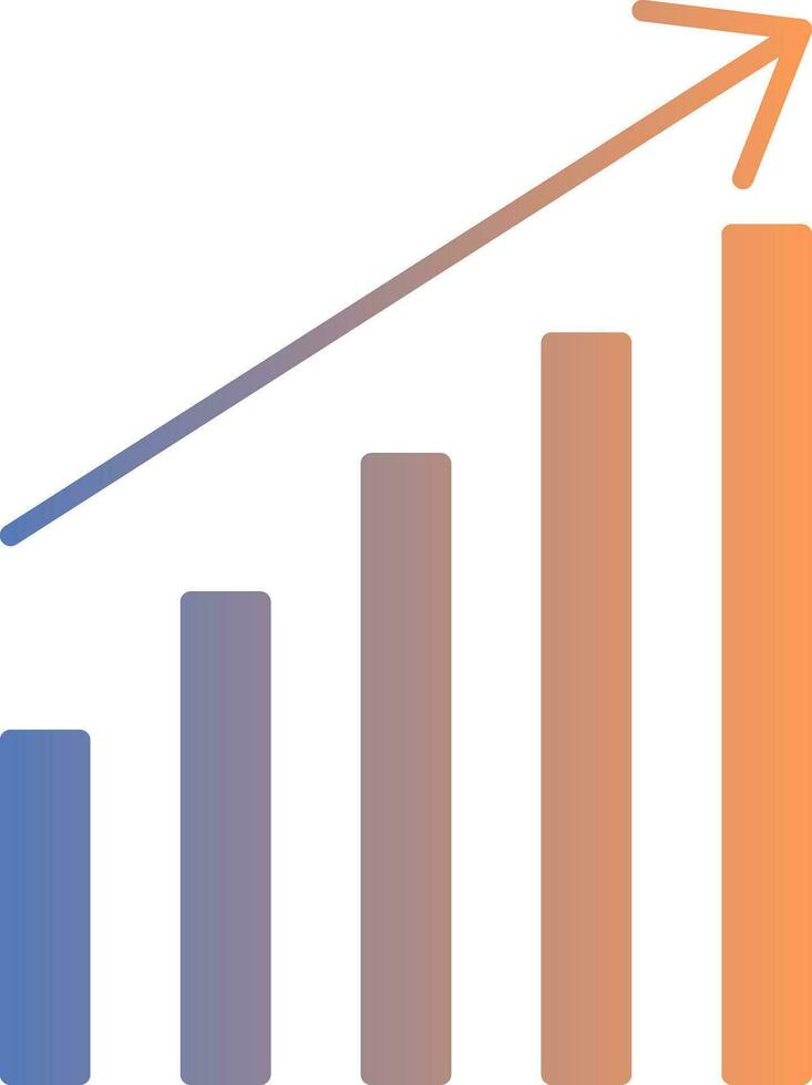 Trend Gradient Icon vector