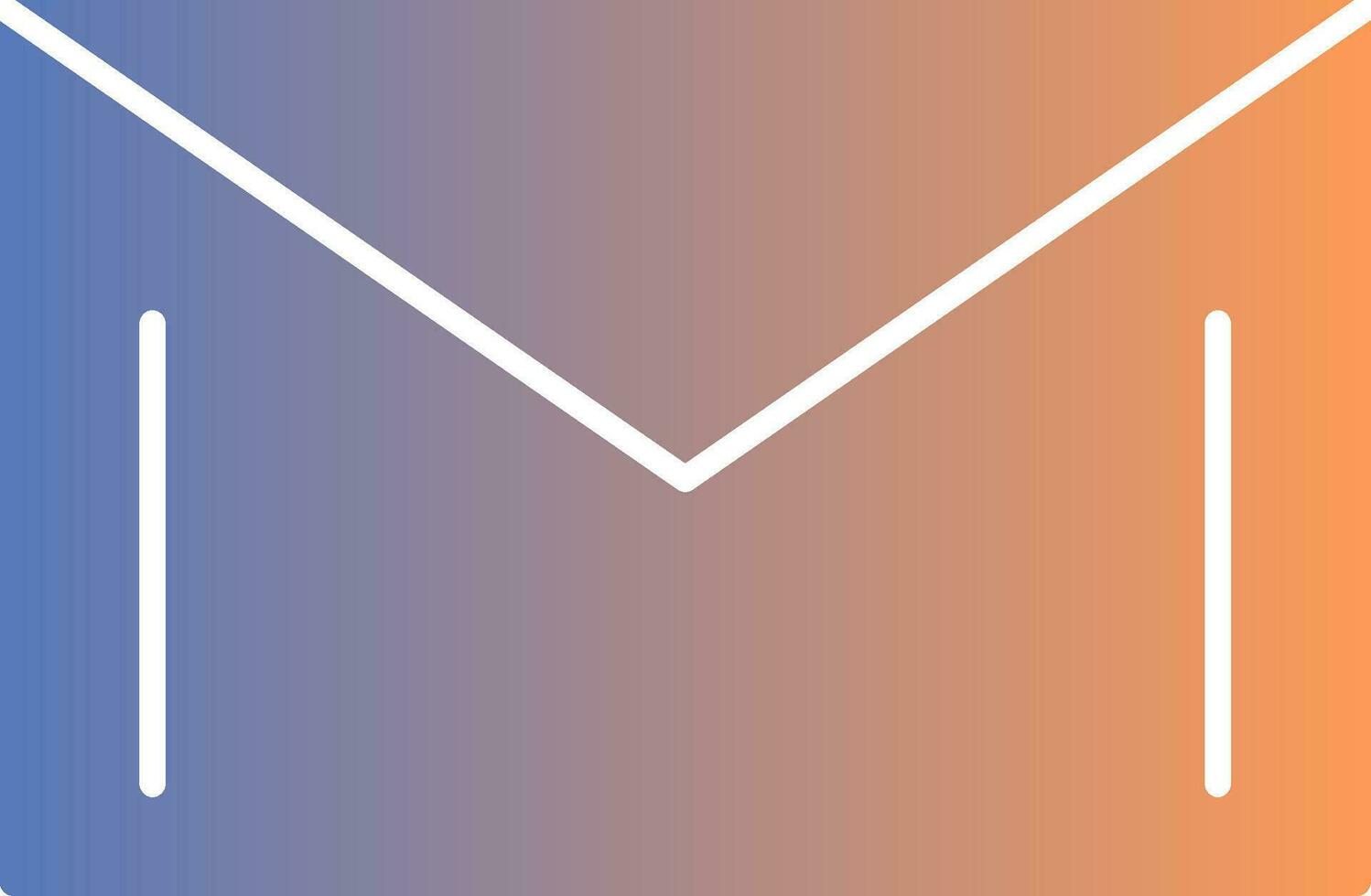 Mail Gradient Icon vector