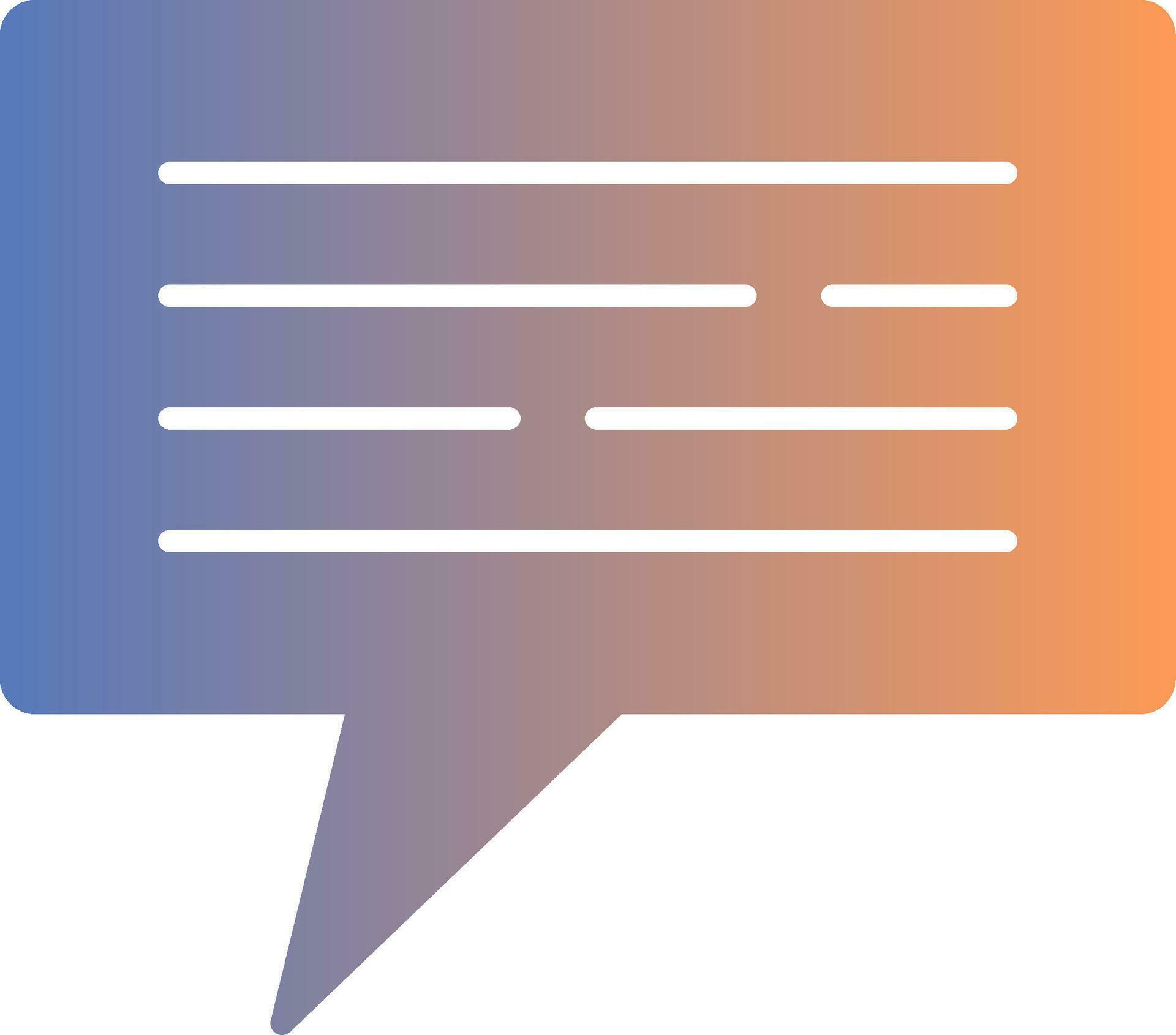 Comment Gradient Icon 36963320 Vector Art at Vecteezy