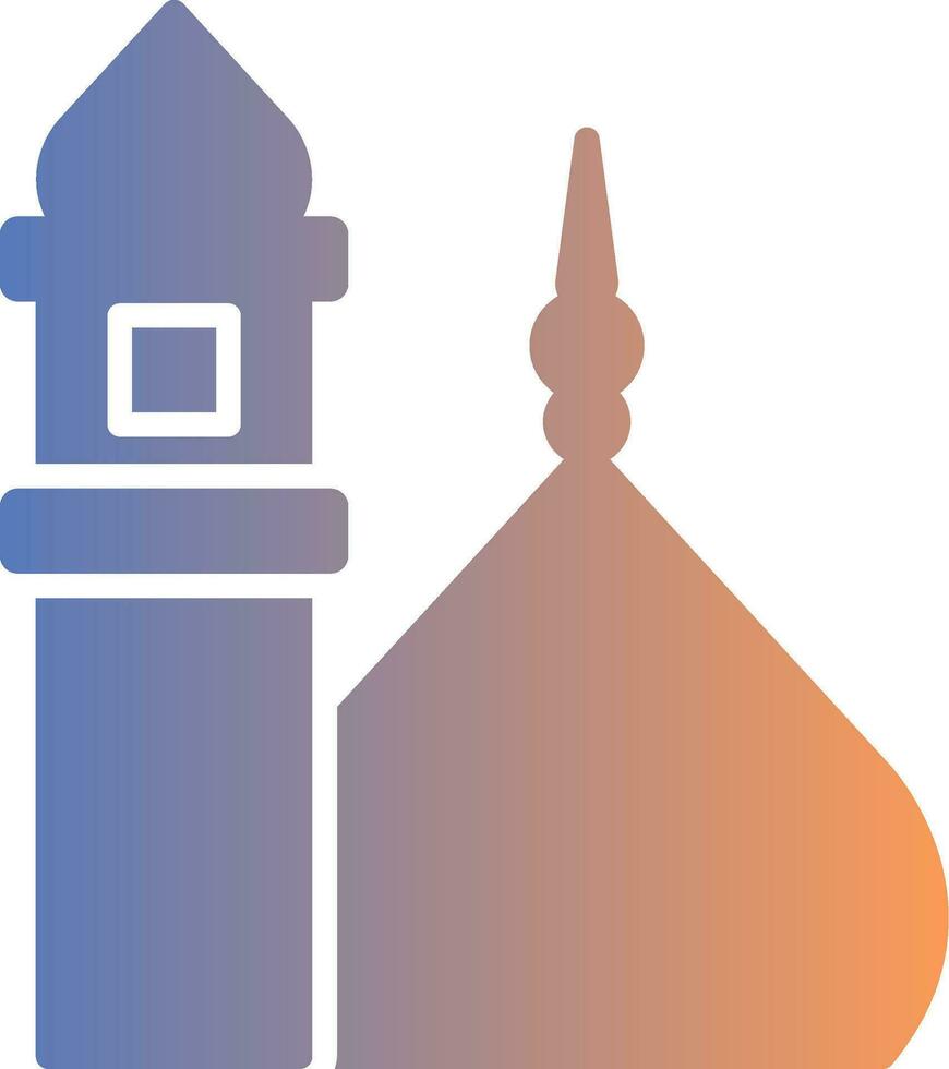 Medina Sherif Gradient Icon vector