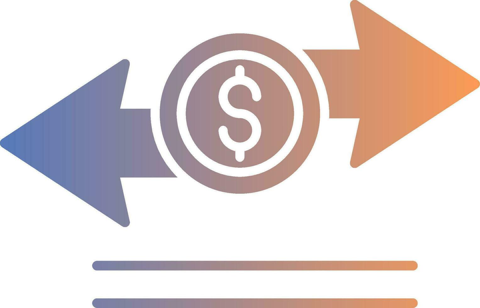 Transfer Gradient Icon vector