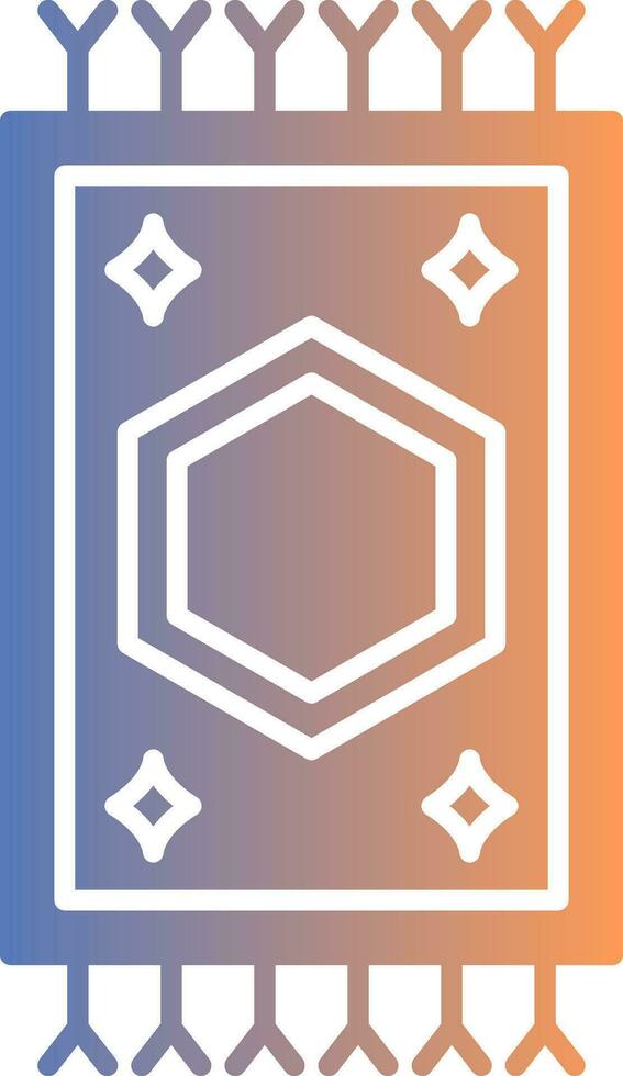 Carpet Gradient Icon vector