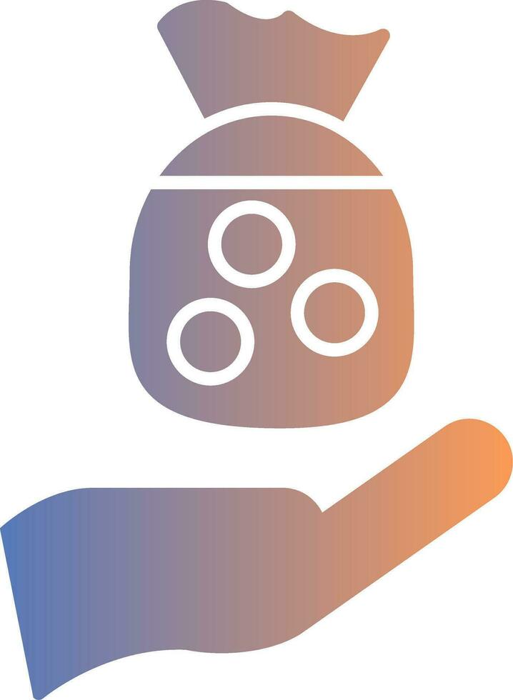 Zakat Gradient Icon vector