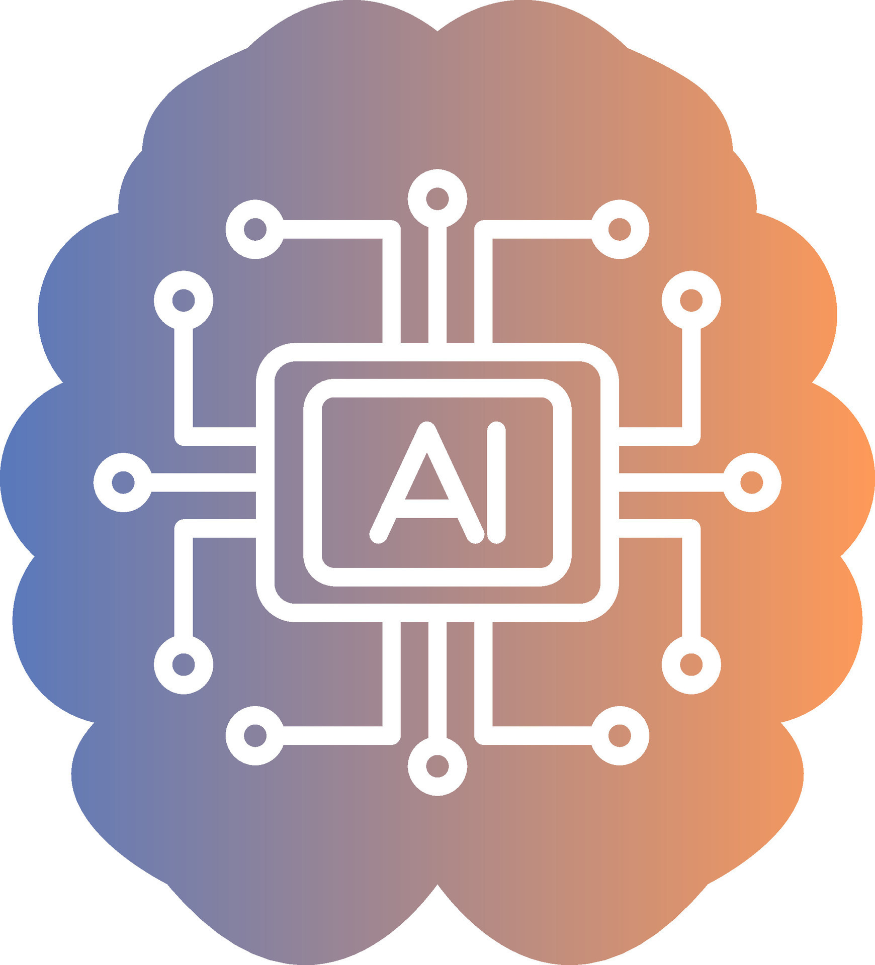 Artificial Intelligence Gradient Icon 36963555 Vector Art at Vecteezy