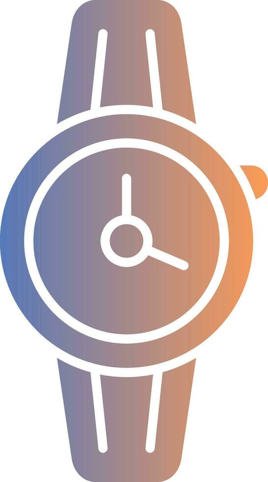 Wristwatch Gradient Icon vector