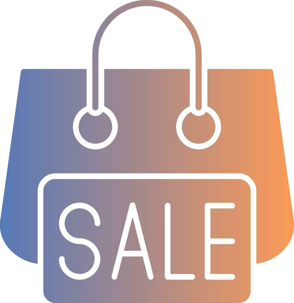 Sale Gradient Icon vector