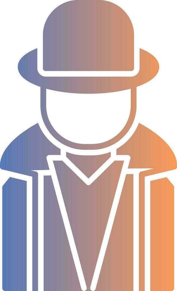 Hacker Gradient Icon vector