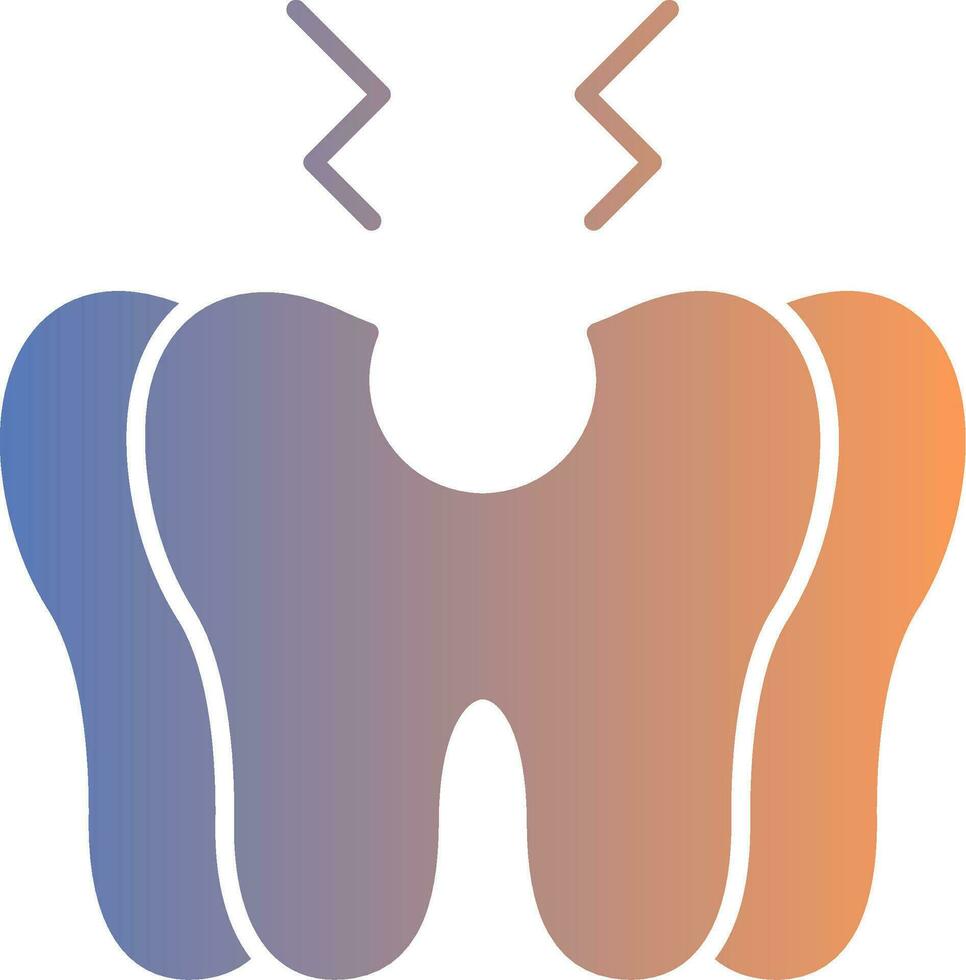 Sensitive Gradient Icon vector
